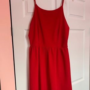 Charming Charlie high neck red dress